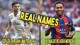 Famous Footballer's Real Names ft. Ronaldinho, Cafu, Kaka,...