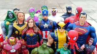 Avengers Superhero Story,Captain America, Marvel vs justice league Superman, Spiderman,Thor.DC.469
