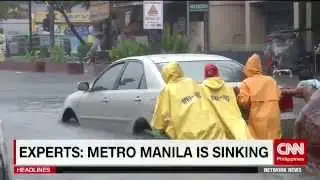 Experts: Metro Manila is sinking
