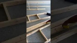 Modern garage shelving.