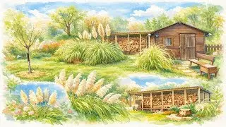 Французская сельская местность 🌾 Пампасная трава: красота и запрет