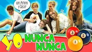 Reto YO NUNCA NUNCA con ARIANN MUSIC y su Novio CESAR ABRIL ¡¡Jugando al BILLAR!! 🤐Challenge