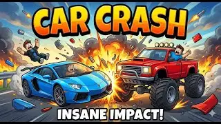 ULTIMATE CAR DESTRUCTION! 🏎️💥 Roblox Car Crash Simulator / 역대급 파괴력! 자동차 박살 내기 - 로블록스 카 크래시 시뮬레이터