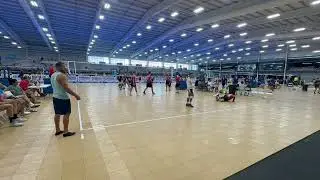 Virginia Beach Nagva 2025 Team passer Pool play game 4 Set 2