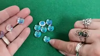 Clear AB Glass 12mm Calibrated Dome Cabochons Pack Of 10 Y15750