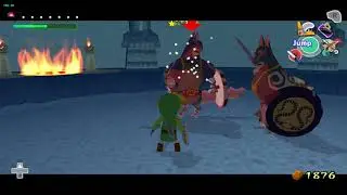 Wind Waker Link vs 2 Darknuts..