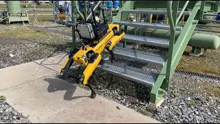 Обнаружение утечек газа с помощью робота Spot - TotalEnergies