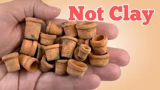 How To Paper Quill A Realistic Looking Miniature Clay Pot/ Perfect For A Dollhouse or Room Box