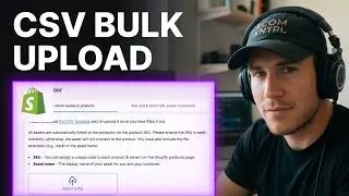 Bulk Upload Products On Shopify Using CSV (2026) | Product Import