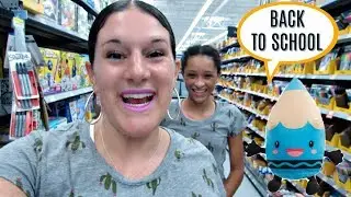 BACK TO SCHOOL SHOPPING AT WALMART