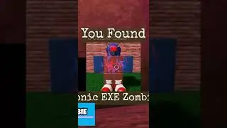 Sonic EXE Zombie - Find The Zombie Morphs #shorts #morphs #roblox #short