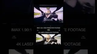 F1 IMAX vs 4K Laser #f1 #bradpitt #imax #shorts