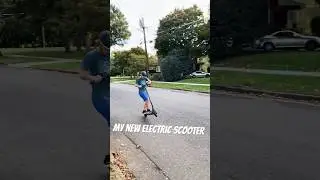 My new E-Scooter! #tricks #shorts #scooter #wheelie #trending #fypシ #fypシ゚viral #edit #electric