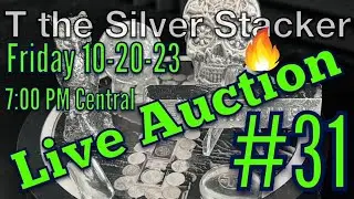 Live Auction 31 #silver #artbars #Libertads #engelhard #silverpours