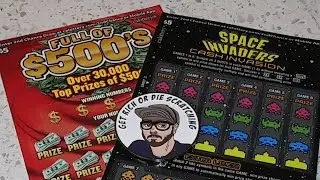 Saturday Night Space Invaders with J.SargeScratches... Cash Invasion?🤔#CaLotteryScratchers#GRODS👾👾