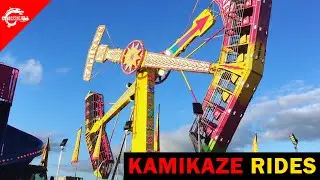 This Kamikaze Ride is produced by a Chinese manufacturer#amusement #ride #manufacturer