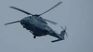 H&eacute;licopt&egrave;re Ca&iuml;man Marine National Finale A&eacute;roport de La Rochelle 