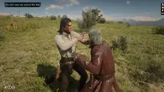 RDR2 - John vs Micah (hand to hand combat)