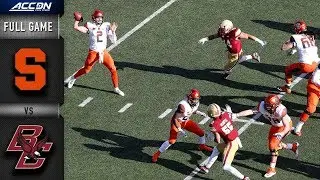 Syracuse vs. Boston College Full Game | 2018 ACC Football