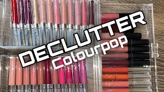 LIPSTICK DECLUTTER!! 50% Must Go! Colourpop Lippies, Ciate London