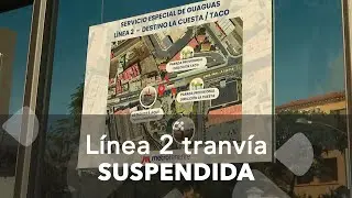 El Tranv&iacute;a de Tenerife suspende el servicio de la L&iacute;nea 2 este martes por un fallo t&eacute;cnico