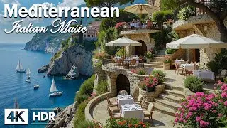 🎶 Nostalgic Italian Melodies 🍷 Magical Tuscany Sunset & Mediterranean Bliss