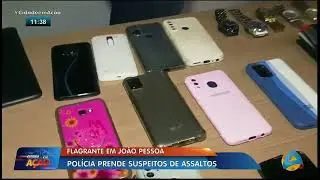 Cidade em A&ccedil;&atilde;o  - Flagrante em Jo&atilde;o Pessoa Pol&iacute;cia prende suspeito de assalto
