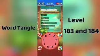 Word Tangle Level 183 Answers | Word Tangle Level 184 Solutions | Go Answer