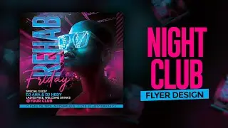 How To Design Night Club Flyer In Photoshop I Arte Para Festa 13