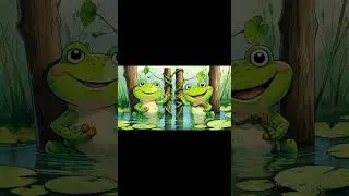 बेडूक आणि बगळ्याची गोष्ट लहान मुलांसाठी , Frog and crane story for small kids