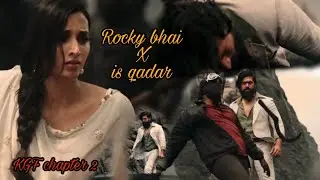 Rocky bhai X is qadar | kgf chapter 2 | Rocky and Reena scene | rocky and reena sad scene of kgf 2