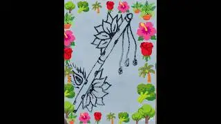#viral #trending #drawing #brush #art #youtube #shorts #beautiful #challenge #sketch #pencil