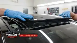 Before and after sunroof repair service #sunroofrepair