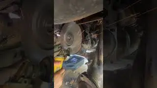 Quick and dirty resurfacing flywheel. #automobile #chevytrucks #k10 #mechanic #cammed