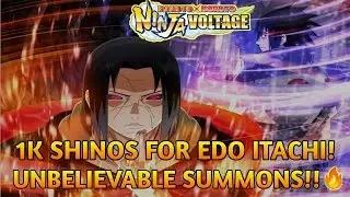 UNBELIEVABLE SUMMONS!🔥 | 1K Shinobites For Edo Itachi's Rekit!! Shocking results!? NxB Ninja Voltage