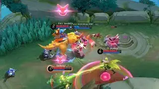 Gameplay Gloo vs Everybody || Gendong publik #mobilelegends #gloomlbb #mvp 