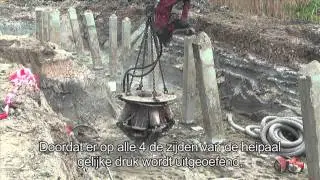 Pilebreaking IJB-Groep piles #400, 6&Oslash;12,5+8&Oslash;16