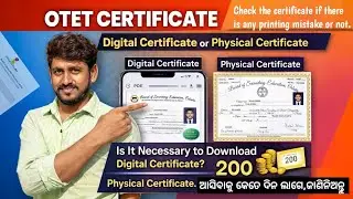 OTET Digital Certificate Download | How To Download OTET Digital Certificate Online | OTET Result 