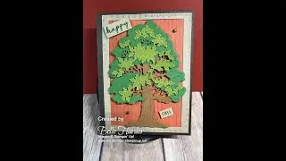 Autumn Trees Bundle with Choose Happy stamp set