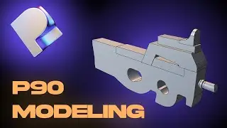 Plasticity beginner tutorial P90 gun