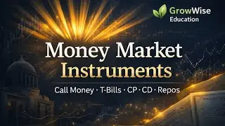 Instruments of the Money Market Explained | Call Money, T-Bills, CP, CD & Repos