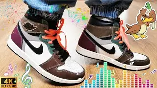 Jordan 1 Retro​ High​ OG Hand Crafted / DETAIL​ &​ ON​ FEET​