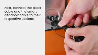 How to Tuck the Cables into the Door Hole
