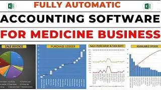 Fully Automatic Accounting software in Excel | Free Pharmacy Software in Excel | Learning Center