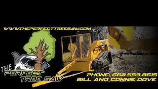 How to cut trees down with a skid steer | The Perfect Tree Saw | www.theperfecttreesaw.com