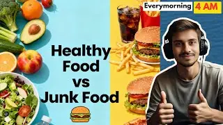 Healthy Food vs Junk Food | English Speaking Activity | Asif Sheikh