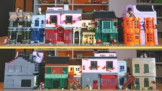 Full Modular Diagon Alley MOC + Extra Minifigures  (Ep.  17) - LEGO Modular Diagon Alley MOC