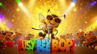 🐝🐝🐝 Fun Bee Song for Kids | The Busy Bee Bop | Dance & Learn About Honey Bees!🐝🐝🎶 🎶