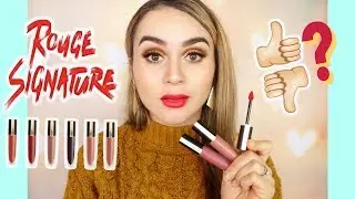 Nuevos labiales de L'ORÉAL Rouge Signature | Cómodos y de larga duración? | Maquicienta