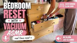 Silent Sunday Clean Bedroom Reset, Fresh Sheets & Vacuuming
